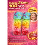 Karahanbey 2 Kutu 100 Adet Renkli Lastik Toka Seti Karışık Renkli Saç Lastiği Çocuk Kadın Saç Tokası - Seçenek