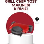 Karahanbey 2000 Watt Tost Makinesi 6 Dilim Kapasiteli Döküm Plakalı Üç Kademeli Isı Ayarlı