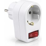 Karahanbey Anahtarlı Topraklı Priz Adaptörü 16A 3680W – Işıklı Tekli Golyat Priz, Yüksek Güvenlikli, Tse & Ce