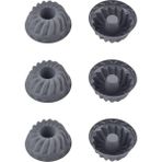 Karahanbey Antrasit, Silikon Mini Kek ve Muffin Kalıbı, 7x3 Cm, Bpa Içermez, Fırında Kullanılır, Makinede Yıka