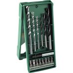 Karahanbey Bosch Professional Accessories Bosch Beton Matkap Ucu ve Vidalama Seti, Yeşil, 15 Adet, Ahşap Delme