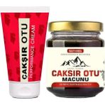 Karahanbey Çakşır Otu Set Erkeklere Erkeklere Özel Ürünü Doğal Dstklyci 240 Gr+Lustra Masaj Yağı