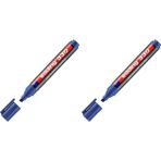 Karahanbey Edding 330 Permanent Markör - Mavi - 1 Kalem - 1-5 mm Kesik Uçlu (2 Paketi)