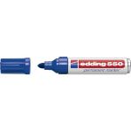 Karahanbey Edding 550 Permanent Markör - Mavi - 1 Kalem - 3-4 mm Yuvarlak Uçlu