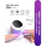 Karahanbey Fontenay Mini Uv LED Işık Uv LED Lamba Tırnak Kurutucu Oje Tırnak Kurutma Makinesi Beyaz
