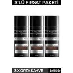Karahanbey Fontenay Saç Dolgunlaştırıcı Keratin Fibers Orta Kahve Topik Saç Tozu 50GR X3 Renkli