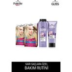 Karahanbey Gliss Blonde Perfector Mor Şampuan 250 Ml, Mor Maske, Saç Bakım Seti