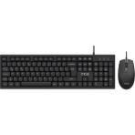 Karahanbey IMK-376T Kablolu Türkçe Q Klavye Mouse Seti | 105 Tuş Ergonomik Tasarım USB 2.0 10 Milyon Tuş Ömrü
