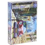 Karahanbey Kids Puzzle Eski Kırmızı Araba 200 Parça Çocuklar Için Yapboz