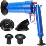 Karahanbey Kyrotech Basınçlı Hava Gider Açıcı Tabanca, 4 Kauçuk Adaptörlü, Kimyasalsız Mekanik Boru Te