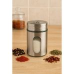 Karahanbey Metal Tuzluk Biberlik Baharatlık 200 ml Gri
