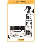Karahanbey Morfose Milk Therapy Çift Fazlı Fön Sütü 400 ml Milk Therapy Maske 500 ml