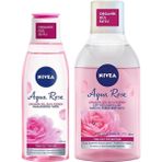 Karahanbey Nivea Aqua Rose Gül Suyu Içeren Çift Fazlı Micellar Makyaj Temizleme Suyu 400ML ve Nemlendirici Ton