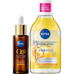 Karahanbey Nivea Micellar Aydınlatıcı Makyaj Temizleme Suyu 400 ml + Nivea Q10 Kırışıklık Karşıtı Çift Etkili