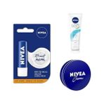 Karahanbey Nivea Original Care Dudak Bakım Kremi (4,8 Gr) + Soft 75 ml + Creme 75 ml