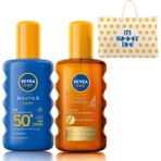 Karahanbey Nivea Sun Spf 50+ Koruma & 48 Saat Nemlendirme Güneş Kremi Sprey 200 ml ve Nivea Karoten Özlü Yoğun