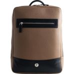 Karahanbey Paftalı Deri Laptop Sırt Çantası, 38X26X6 Cm, Modern Tasarım
