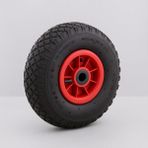 Karahanbey Plastik Jantlı Siboplu 260X85 mm El Arabası Tekeri Burçlu Iç Lastikli Şişme Havalı Taşıma Arabaları