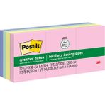 Karahanbey Post-It Daha Yeşil Açılır Notlar, 3,8x5,08 Cm, 12 Ped, Amerika'nın 1 Numaralı Favori Yapışkan Notla