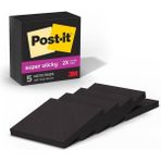 Karahanbey Post-It S Per Yap Kan Notlar, 3x3 In, 5 Ped, 2x Yap T Rma G C, Siyah (654-5SSSC)