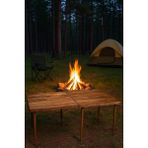 Karahanbey Pratikoutdoor Katlanır Kamp, Piknik ve Bahçe Masası 70X120 cm - Ceviz Renk