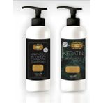 Karahanbey Professional Saç Düzleştirici Keratin Bakımı& Tuzsuz Şampuan Seti 1000 ml