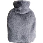 Karahanbey Sicak Su Torbasi Yan Cepli Gri Peluş Termofor 27X17X2CM 1 Litre