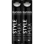 Karahanbey Syoss Style Plex Saç Spreyi, 400 ml x 2 Paket