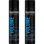 Karahanbey Syoss Volume Lift Saç Spreyi, 400 ml x 2 Adet, Ekstra Güçlü Tutuş