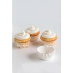Karahanbey Takribi 200 Adet Mini Boy Beyaz Truff Çikolata Kağıdı, Muffin Kek Kalıbı, Lokum Kağıdı 30X20 mm Doğ