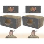 Karahanbey Tırmata Doğal Karton Kedi Tırmalaması Kedi Tırmalama Kanepesi Tahtası Kedi Tırmalama Evi (Karton/an