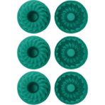 Karahanbey Yeşil, Silikon Mini Kek ve Muffin Kalıbı, 7x3 Cm, Bpa Içermez, Fırında Kullanılır, Makinede Yıkanab
