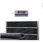 Karahisar Kuluçka 80X150 Keçeli Dijital Termostatlı Halı Altı Karbon Isıtıcı - Siyah