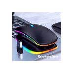 KarakayaStore Osqar Kablosuz Fare Wireless Mouse 4 Tuşlu Renk Sessiz Şarj Edilebilir Dpı Kontrol