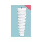 Karakoç Karakoç, Armoni Beyaz 30 cm Plastik Dekoratif Puf,sehpa Ayağı (4 Adet)