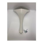 KARAKOÇ Lükens 28x16x16 Cm Beyaz Plastik Puf-sehpa Ayağı ( 4 Adet) - Masa Ayakları - 30 cm