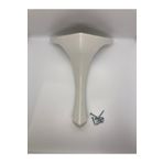 Karakoç Lükens 28x16x16 cm Beyaz Plastik Puf Sehpa Ayağı