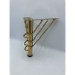 Karakoç Metal, 12*10*10 cm Gold Kaplama , Koltuk,baza Mobilya Ayağı ( 4 Adet) - 12 cm