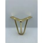 Karakoç Metal, 12*12*12 cm Koltuk,dolap,baza, Mobilya Ayağı ( 4 Adet) - Altın