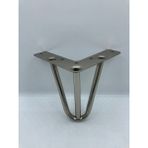 Karakoç Metal, 12*12*12 cm Koltuk,dolap,baza, Mobilya Ayağı ( 4 Adet) - Gri
