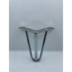 Karakoç Metal, 15*12*12 cm Koltuk,dolap,baza, Mobilya Ayağı ( 4 Adet) - 15 CM - Gri