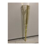 KARAKOÇ Metal, 71*12*12 Cm Gold Kaplama , Masa, Dresuar Ayağı ( 2 Adet)