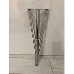 Karakoç Metal, Venüs 40*10*10 cm Krom , Sehpa, Puf , Sandalye Ayağı ( 4 Adet) - 40 CM