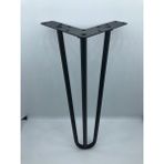 Karakoç Metal,3 Mil 32*12*12 cm Siyah,sehpa,puf ,mobilya Ayağı 4 Adet - 32 CM