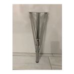 KARAKOÇ Metal,venüs 40*10*10 Cm Krom ,sehpa,puf ,sandalye Ayağı ( 1 Adet)