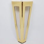 Karakoç Neptün Metal Gold Mobilya Ayağı 14 cm - Altın