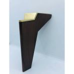 Karakoç Plastik, Paris,16 cm Ceviz-Gold Koltuk,kanepe,mobilya Ayağı (4 Adet)