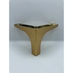 Karakoç Plastik,10 x 15 x 15 cm Gold Koltuk,dolap,mobilya Ayağı (4 Adet)
