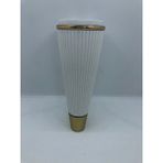 Karakoç Plastik,19 Cm Beyaz-Gold Koltuk,Berjer,Mobilya Ayağı (4 Adet)