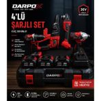 Karaköy Yapı Market 4`lü Şarjlı Set